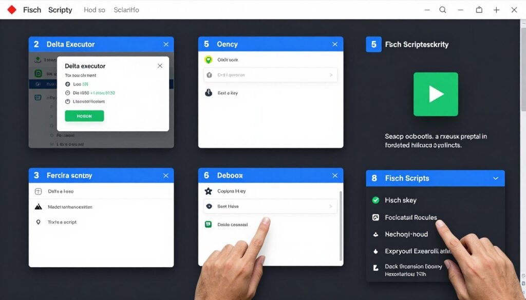 Step-by-step installation process for Fisch scripts with Delta executor